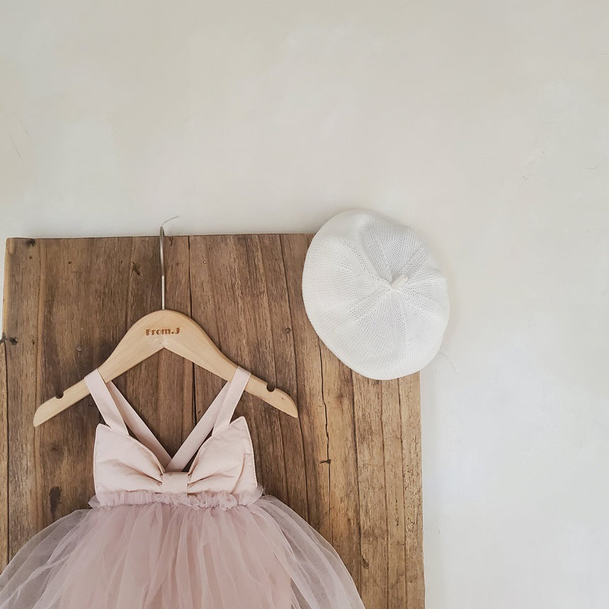 Front Bow Lace Romper Dress