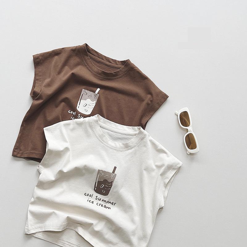 Sleeveless Fashion Print T-Shirt