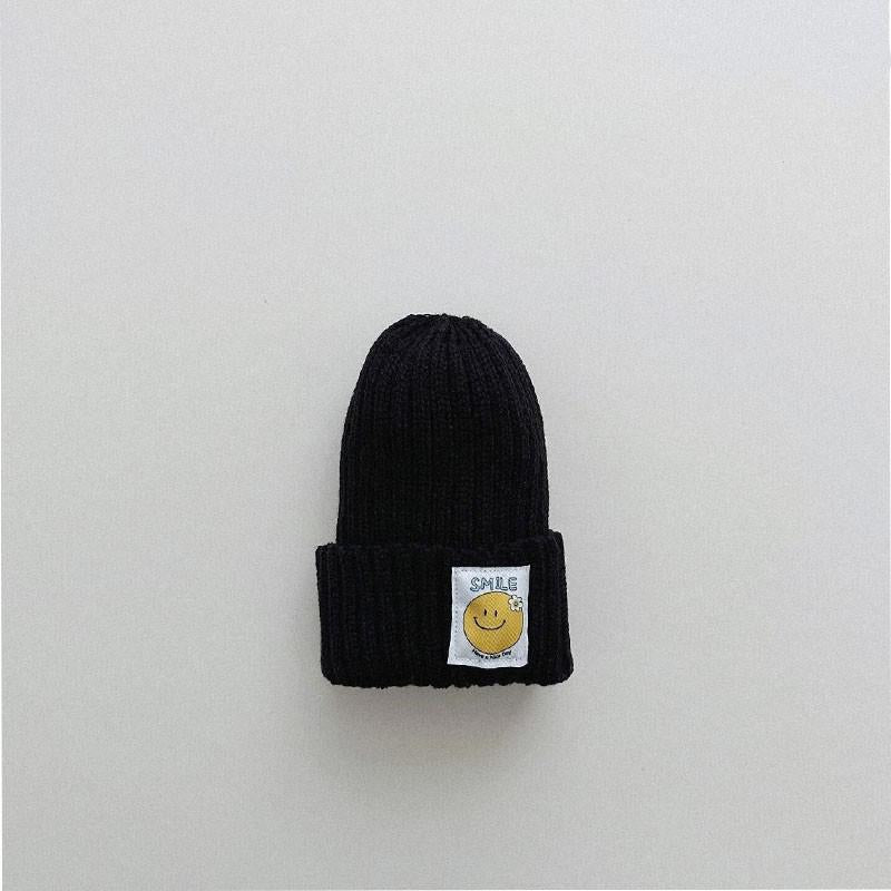 Smiley Face Patch Beanie
