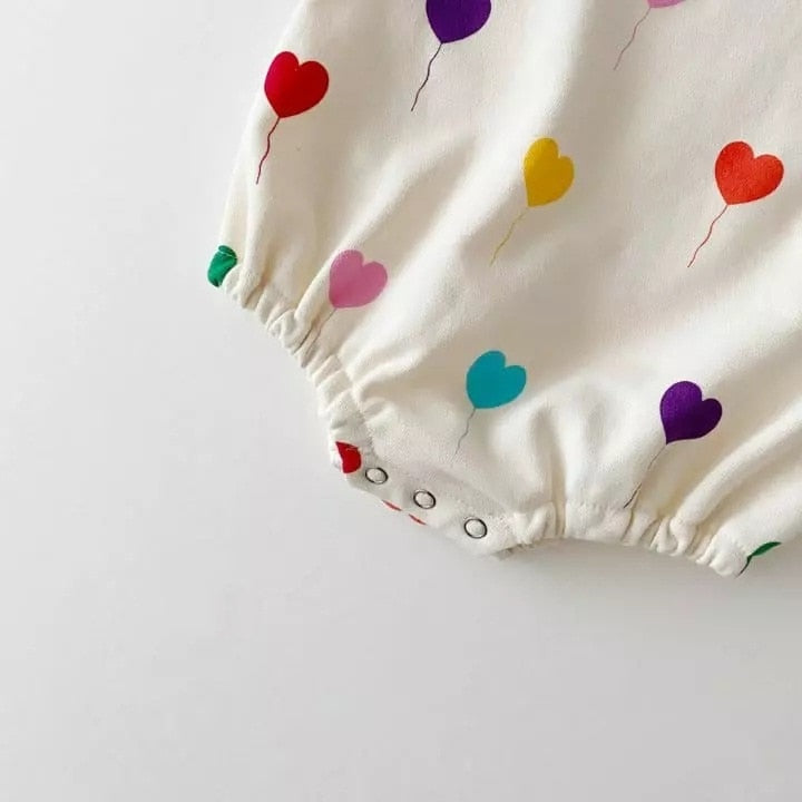 Colorful Hearts Onesie