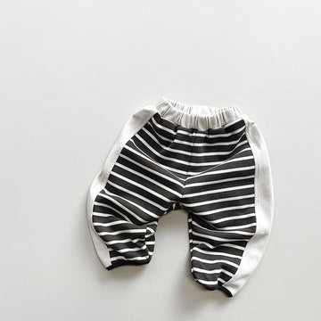 Striped Patchwork Pants