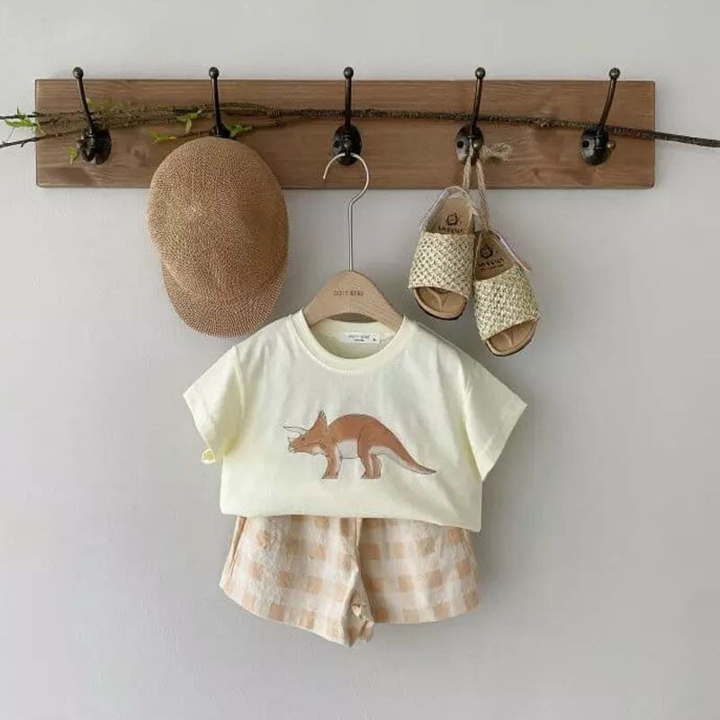 Casual Toddler Plaid Shorts