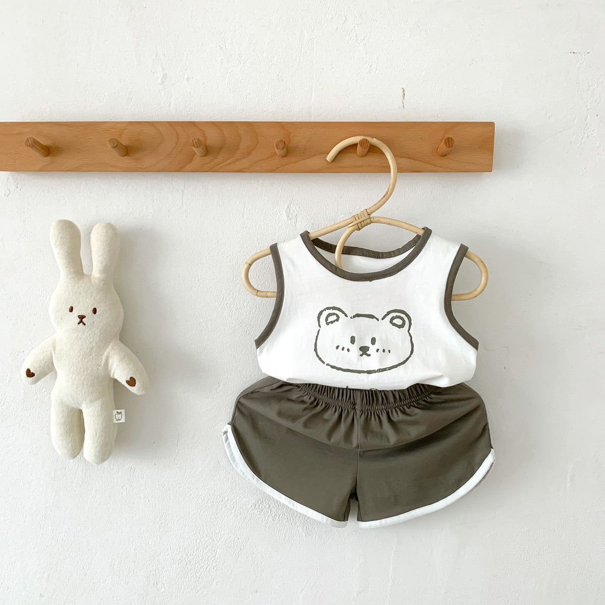 Smile Bear Tank & Shorts Set