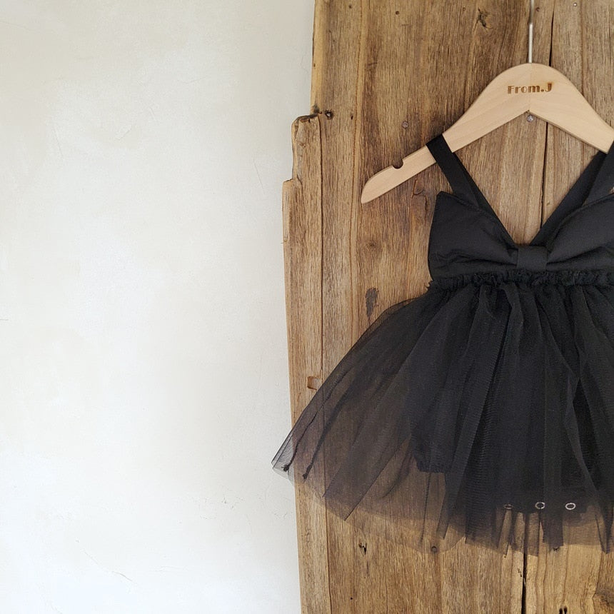 Front Bow Lace Romper Dress