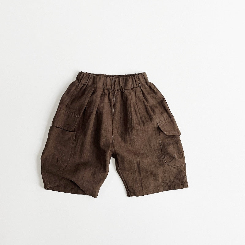 Summer Casual Solid Shorts