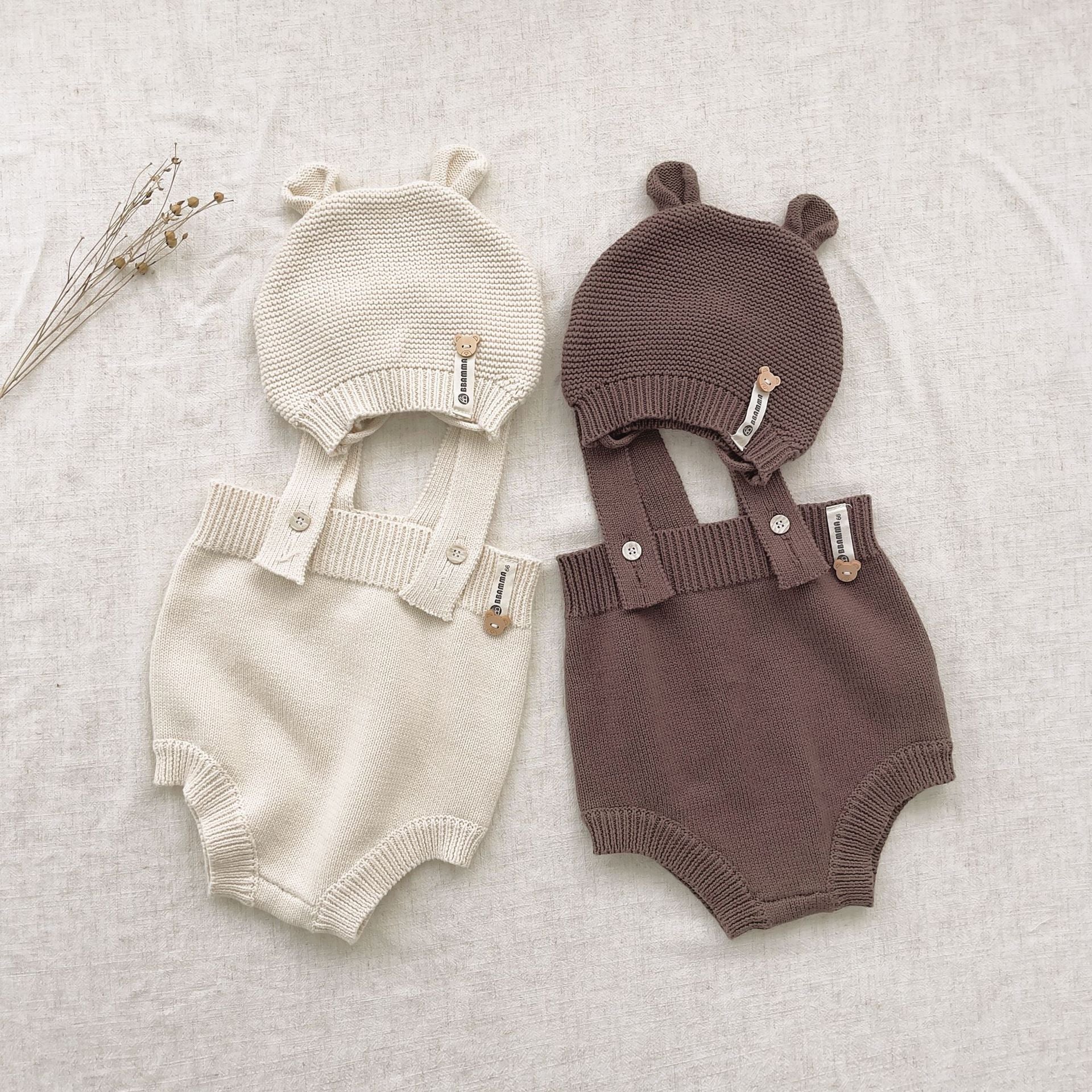 Knitwear Sling Onesie & Hat