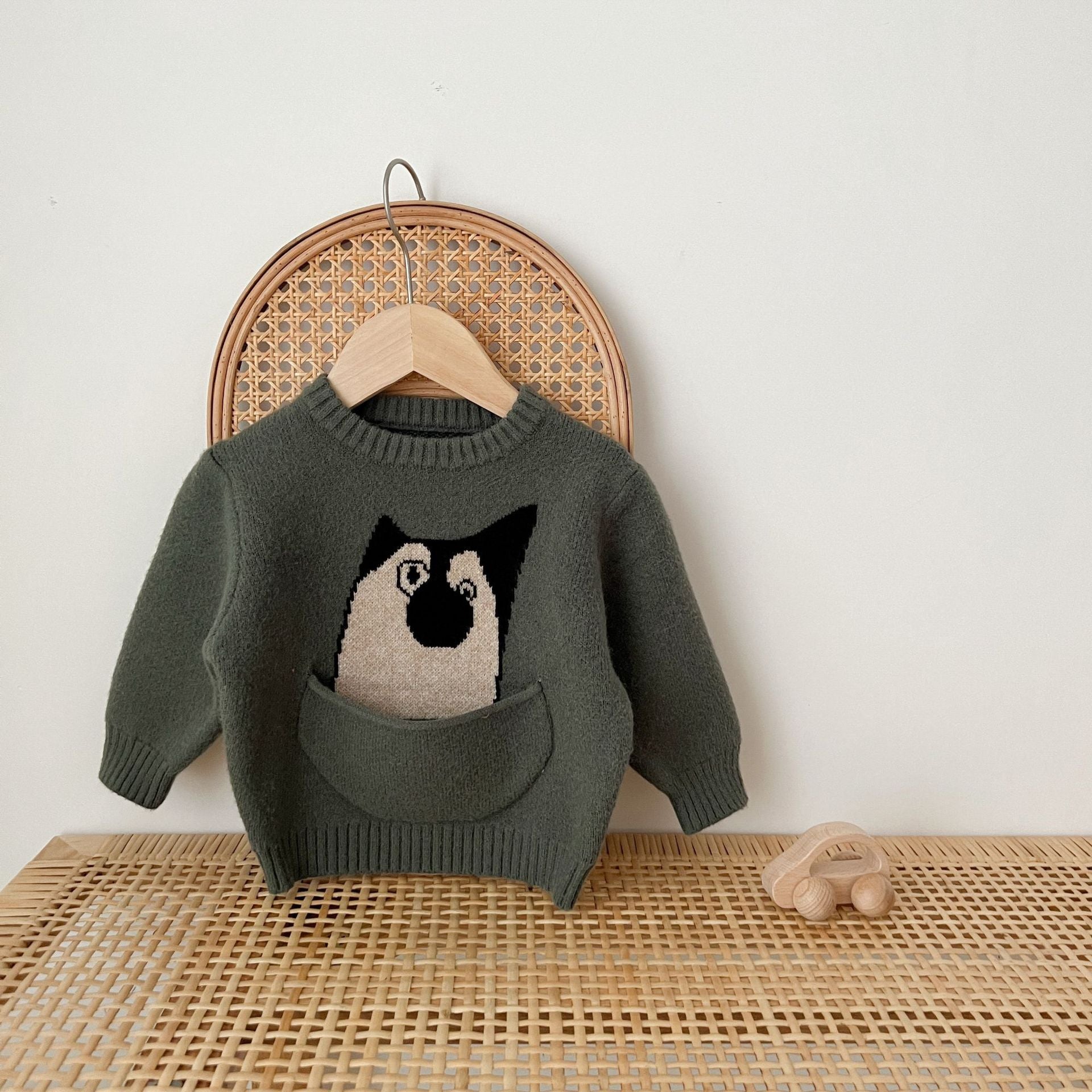Cute Cartoon Print Sweater