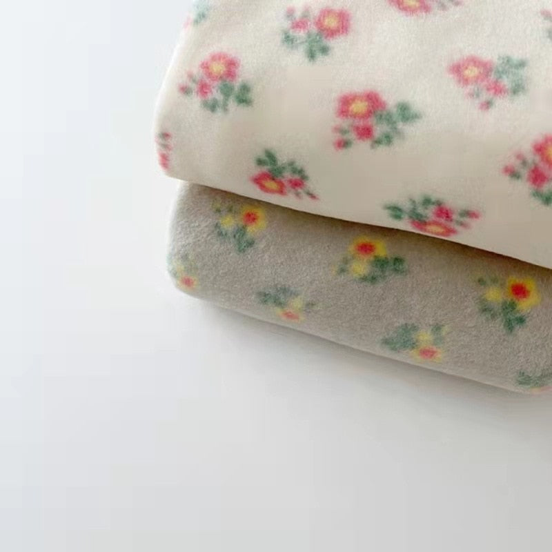 Warm Floral Two-Piece Toddler Set