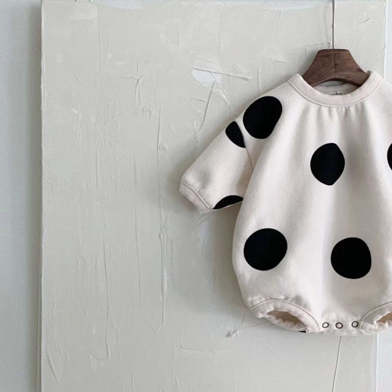 Soft Polka Dot Baby Bodysuit