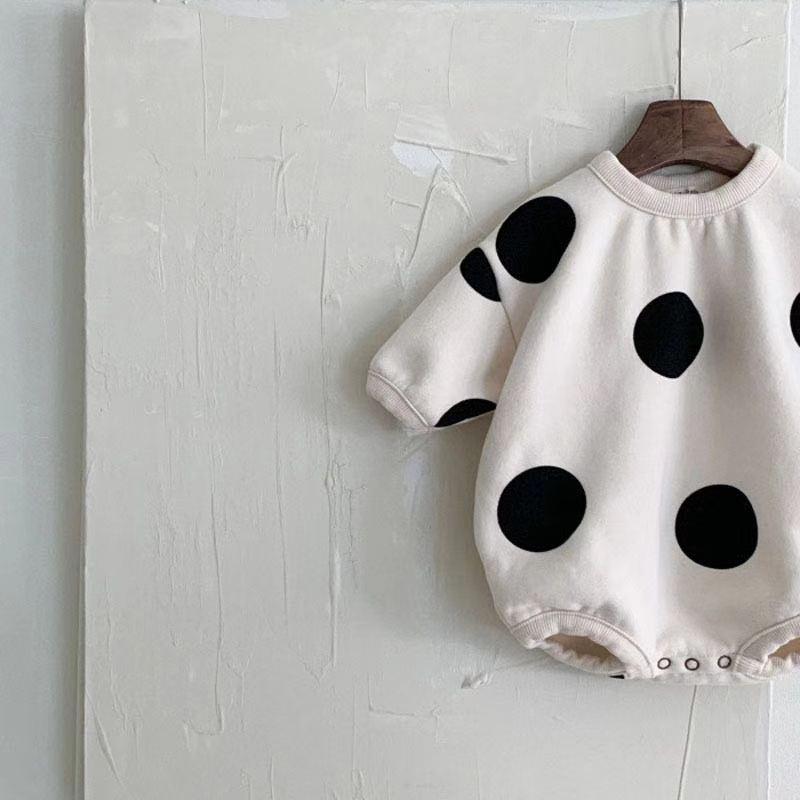 Soft Polka Dot Baby Bodysuit