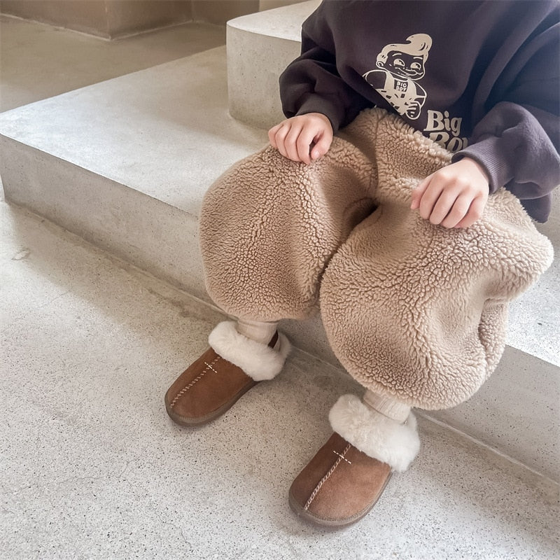 Warm Lamb Fleece Pants