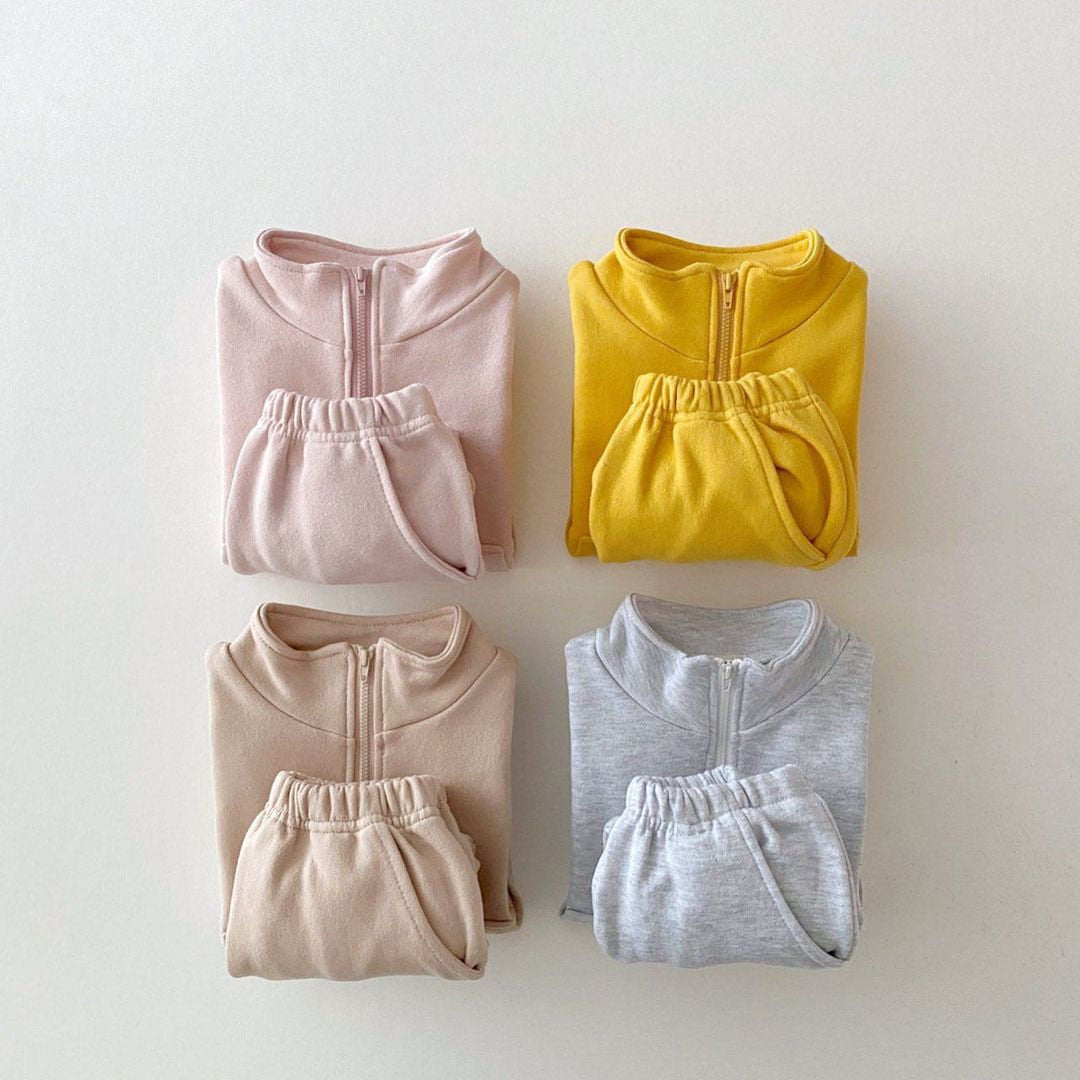 Half-Zip Toddler Jogger Set