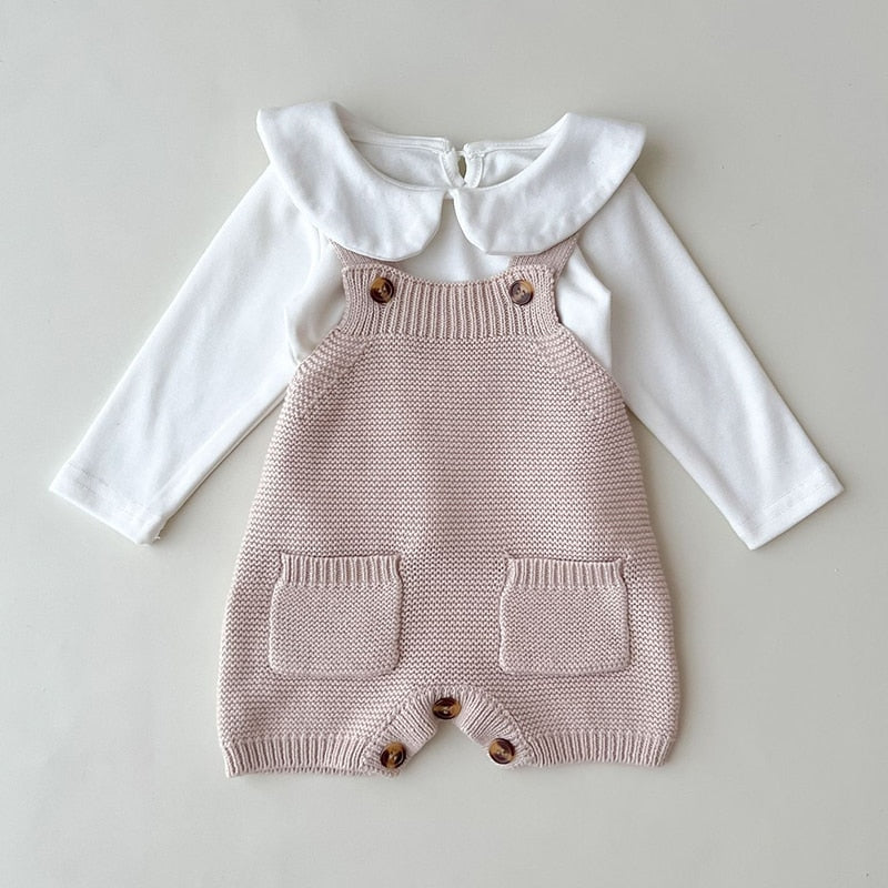 Sleeveless Knit Romper