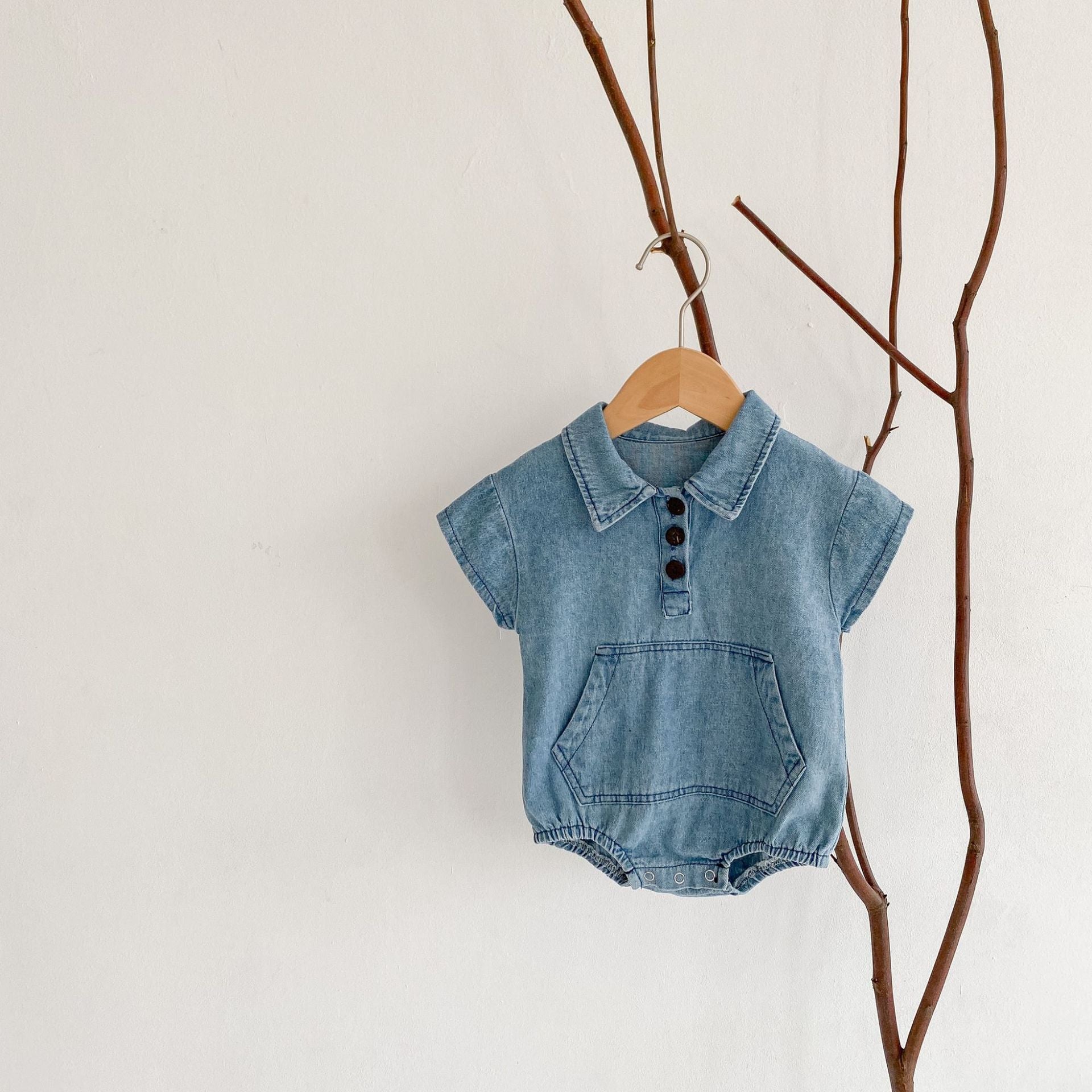 Lightwash Denim Bodysuit