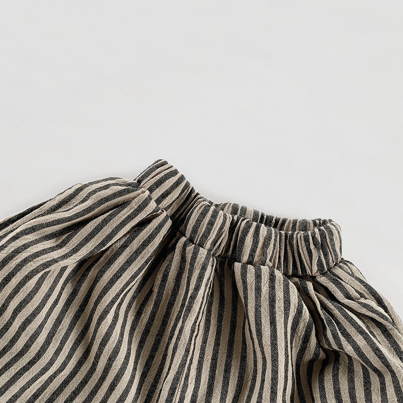 Striped Loose Shorts