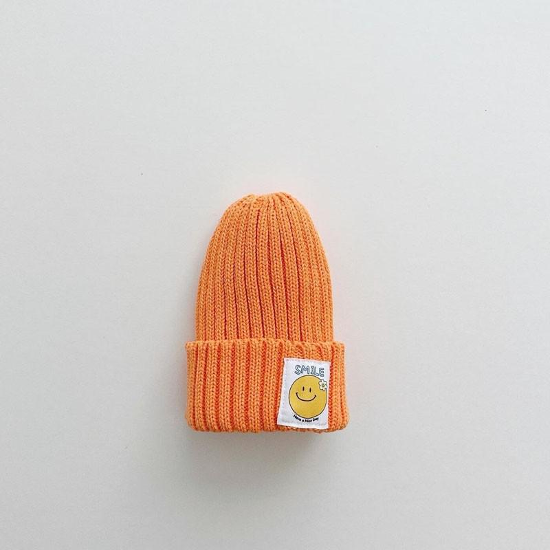 Smiley Face Patch Beanie