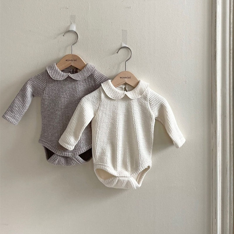 Soft Solid Ribbed Onesie