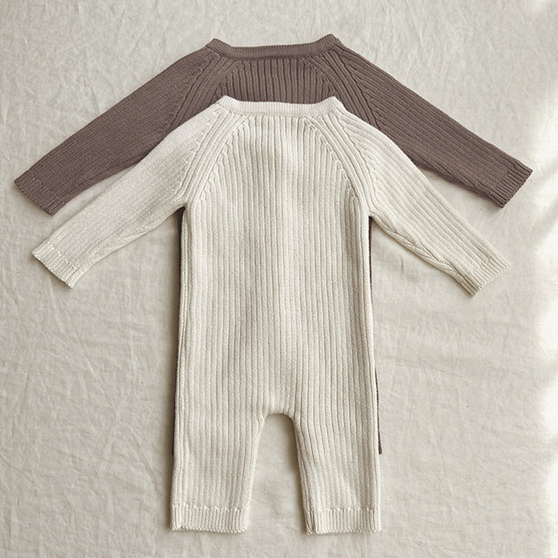 Long-Sleeved Jumpsuit & Hat Set