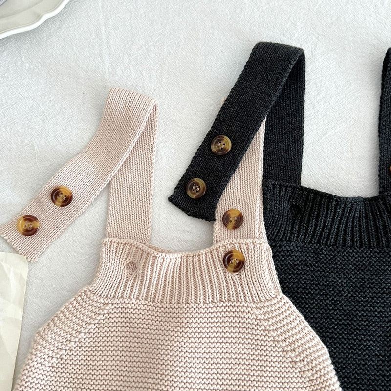 Sleeveless Knit Romper