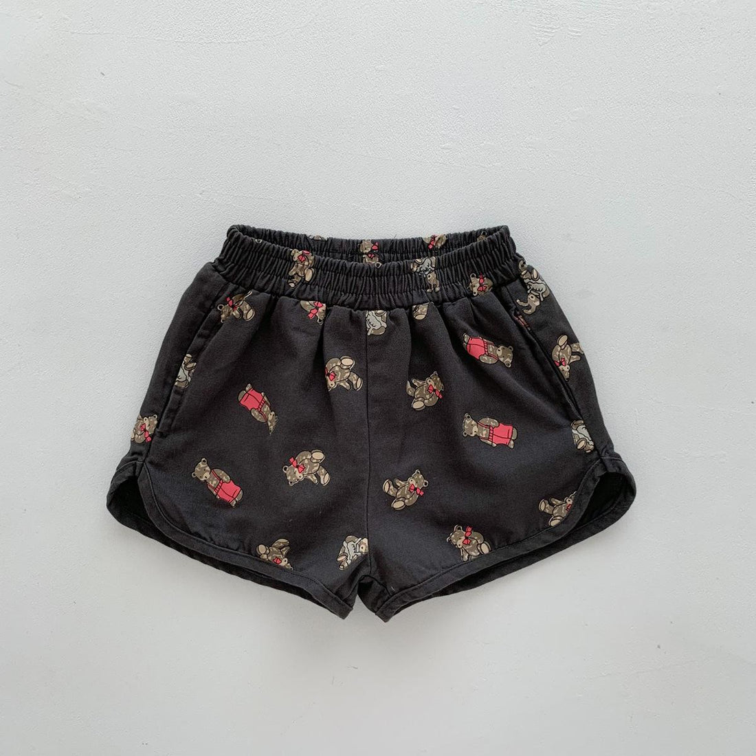 Lightweight Bear Print Shorts