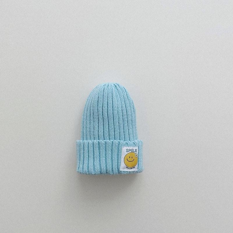 Smiley Face Patch Beanie
