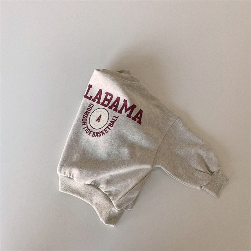 ALABAMA Letter Print Sweatshirt