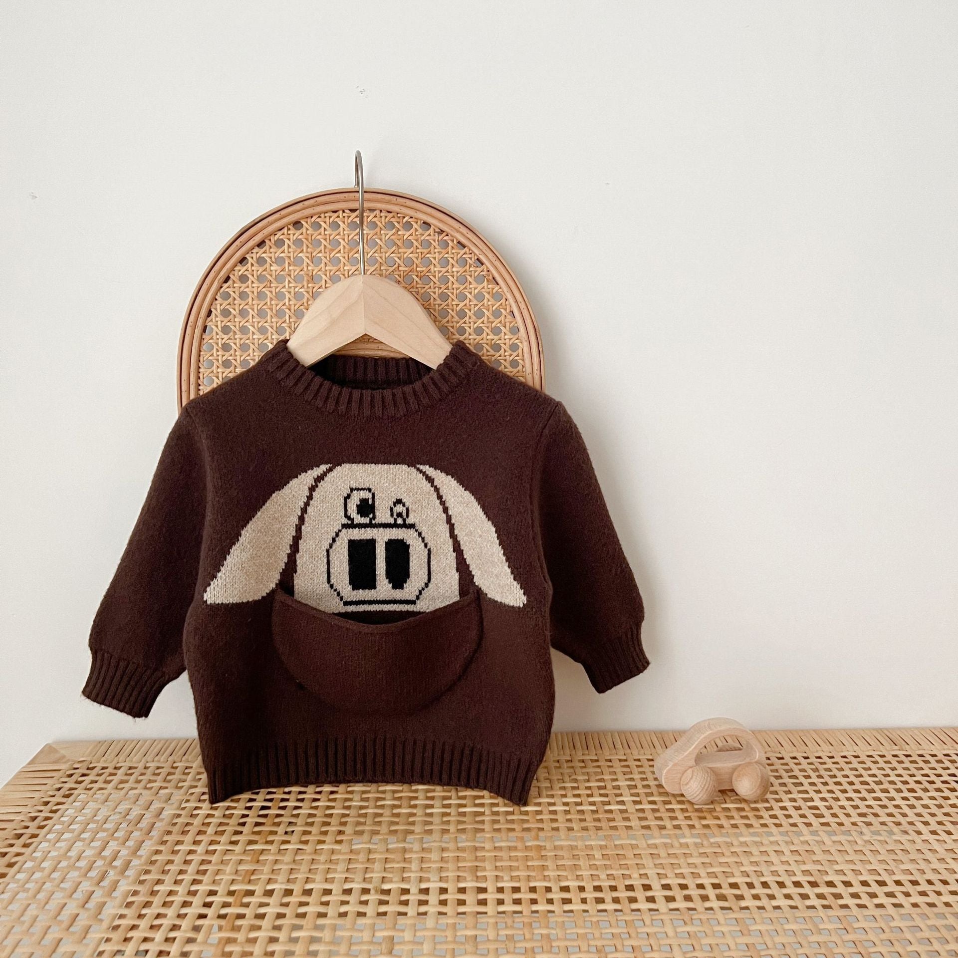 Cute Cartoon Print Sweater
