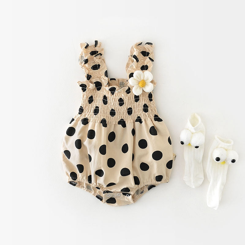 Sunflower Patterned Onesie