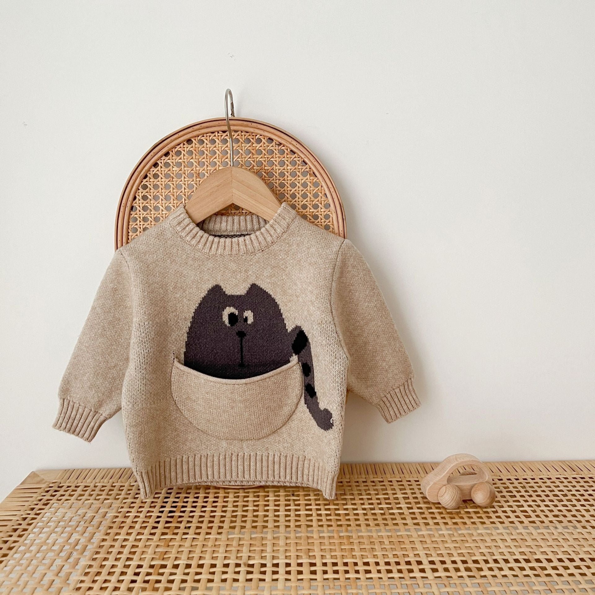Cute Cartoon Print Sweater