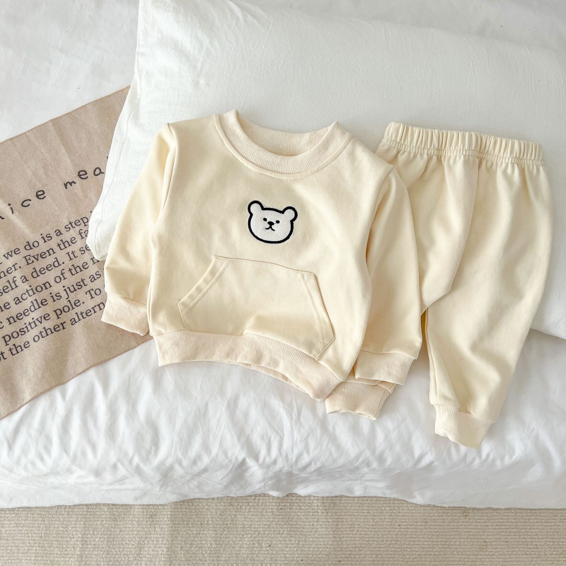 Cartoon Bear Jogger Set