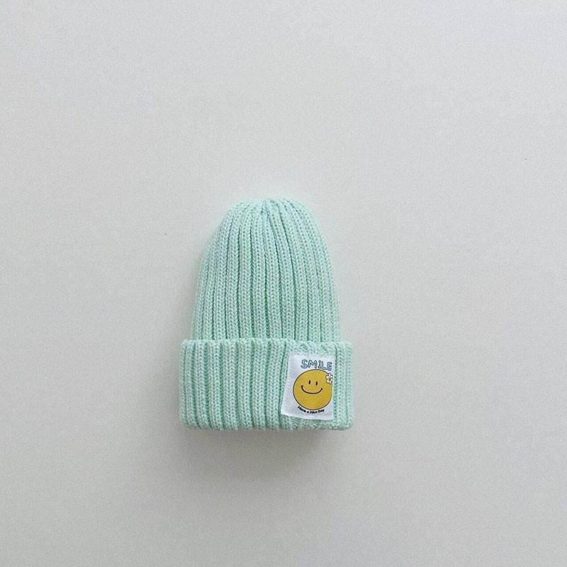Smiley Face Patch Beanie