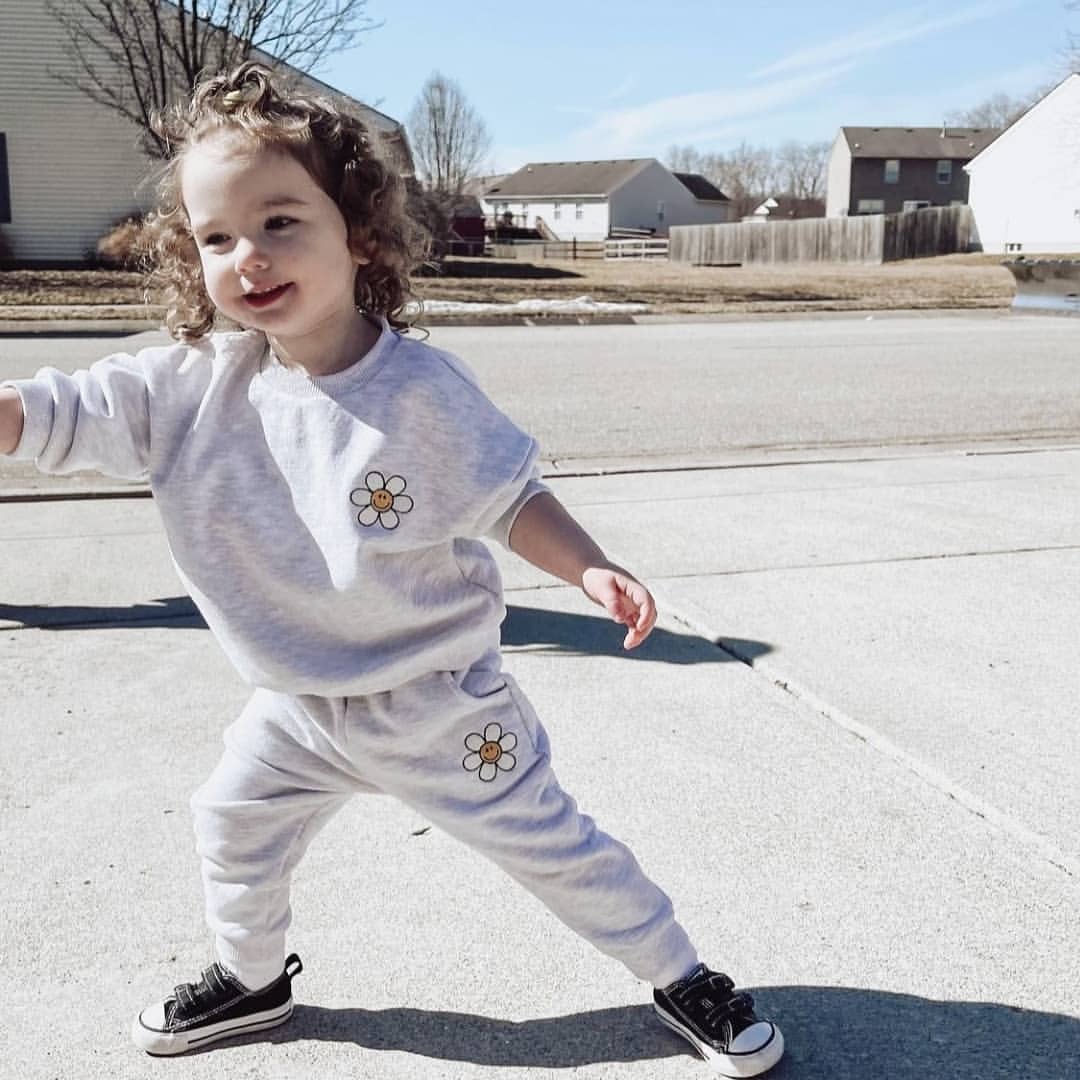 Embroidered Daisy Tracksuit