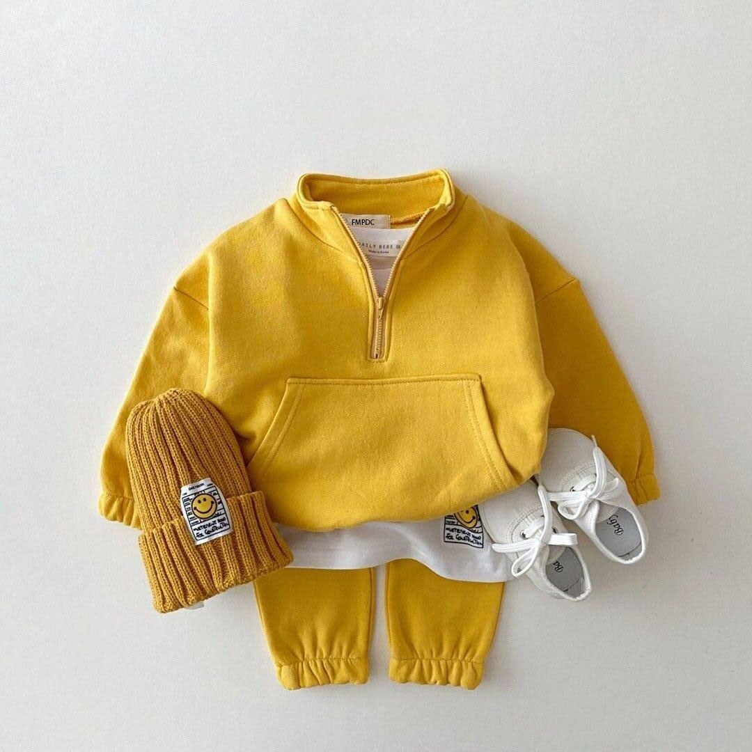 Half-Zip Toddler Jogger Set