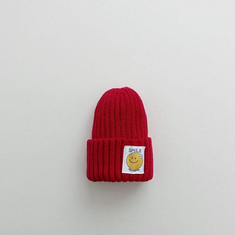 Smiley Face Patch Beanie