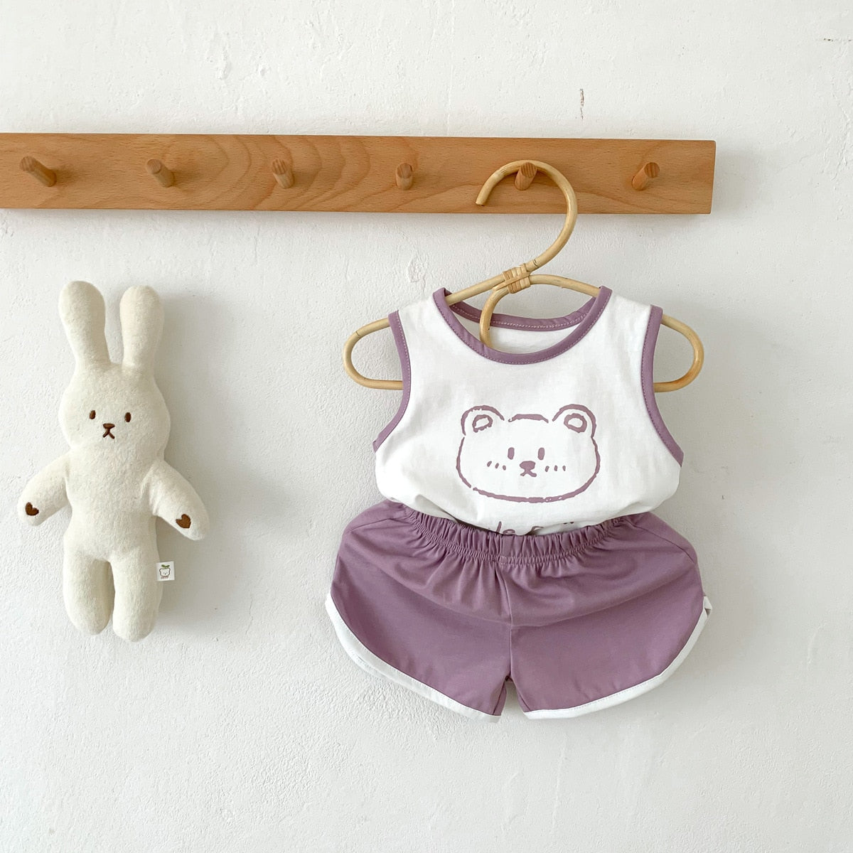 Smile Bear Tank & Shorts Set