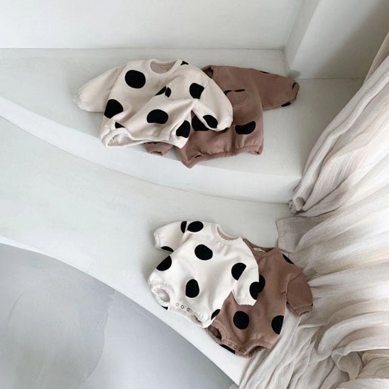 Soft Polka Dot Baby Bodysuit