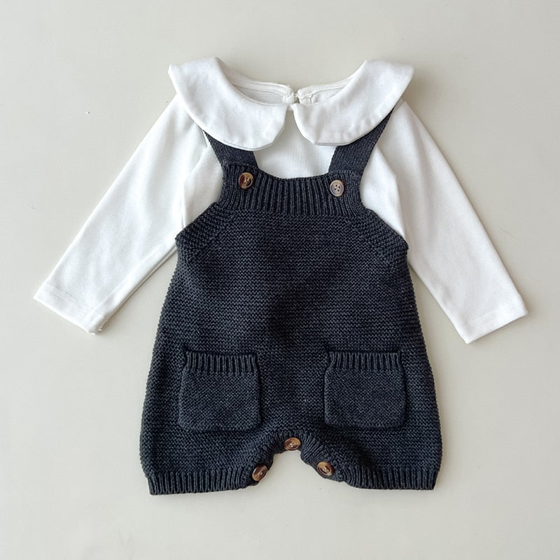 Sleeveless Knit Romper