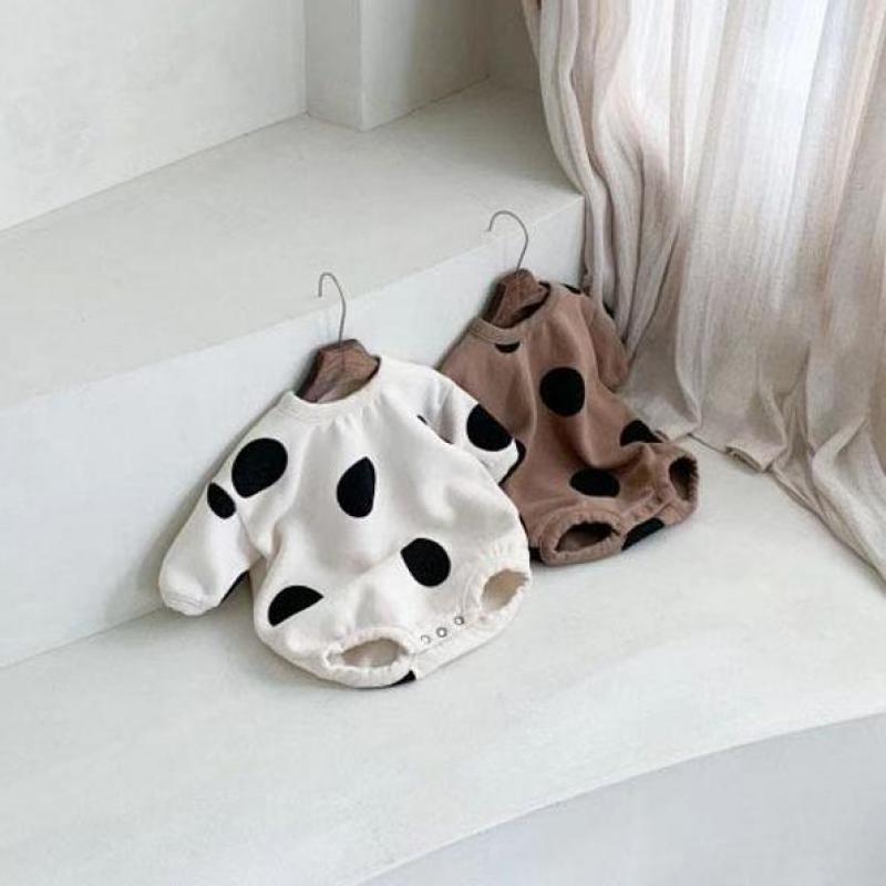 Soft Polka Dot Baby Bodysuit