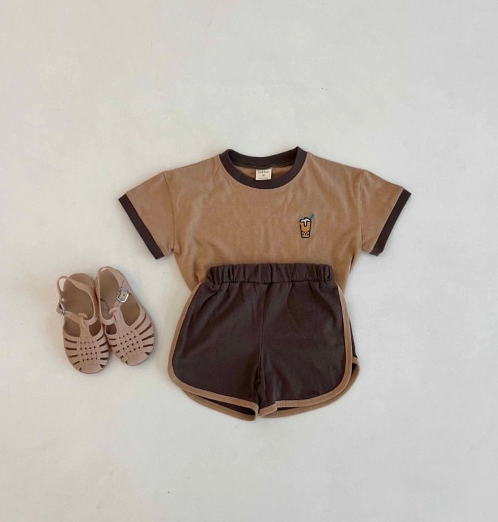 Soft Solid T-shirt & Shorts Set